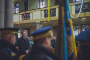 Odsłonięcie posągu św. Floriana na plantach przy kościele św. Antoniego.