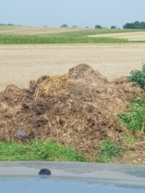 Gnojówka w polu