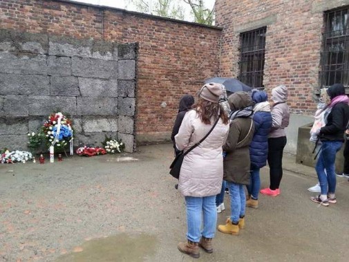Młodzież hufca zwiedziła obóz zagłady.