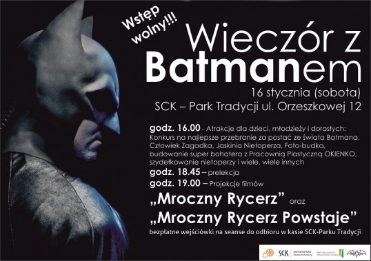 Program Wieczoru z Batmanem w SCK