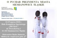 Turniej szermierczy - plakat