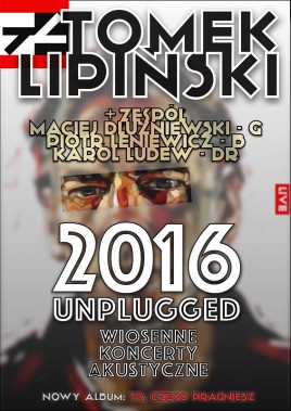 Tomek Lipiński akustycznie - plakat