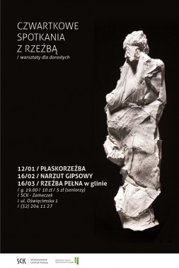 Spotkania z rzeźbą - plakat