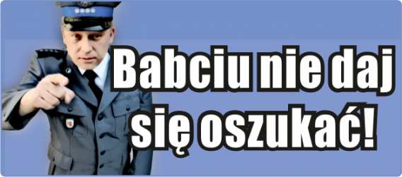 plakat ostrzegający przez oszustwami