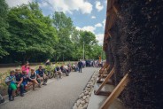 Tężnia solankowa w kompleksie rekreacyjnym Rzęsa już działa pełną parą.