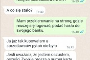Przykład korespondencji prowadzonej przez oszustów