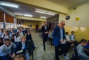 Nagrodzeni przez prezydenta miasta uczniowie siemianowickich szkół.