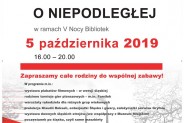 Noc Biblioteka - plakat