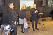 Organizatorzy wystawy - Anna Wieczerniak i Leszek Gasiulewicz