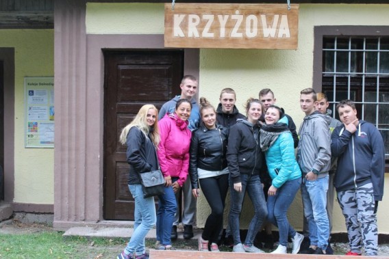 Młodzież z Hufca w Krzyżowej
