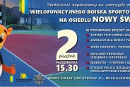 Otwarcie boiska wielofunkcyjnego - plakat