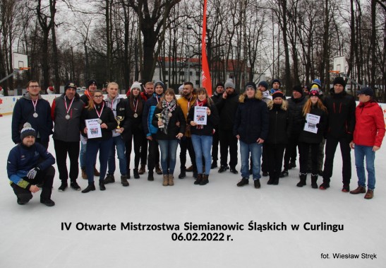 Uczestnicy IV Otwartych Mistrzostw Siemianowic Śląskich w Curlingu