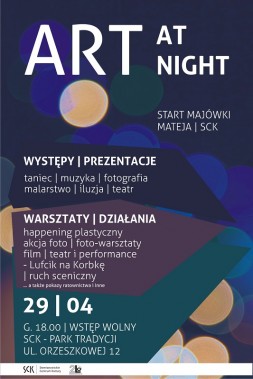 Art at Night - plakat