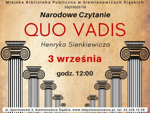 Narodowe Czytanie plakat