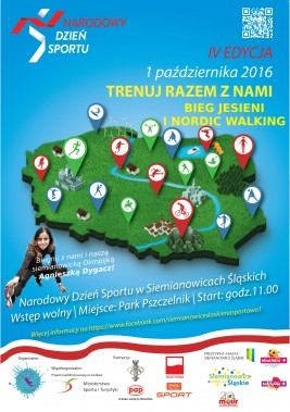 Plakat Biegu Jesieni i Nordic Walking