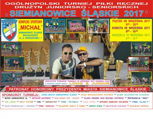 Ogólnopolski Turniej Piłki Ręcznej - plakat
