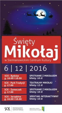 Mikołajki z SCK - plakat