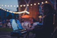 Industriada 2021 Park Tradycji koncert zespołu Czerwie podczas pojekcji filmu Metropolis Fritza…