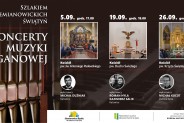 Koncerty organowe - plakat