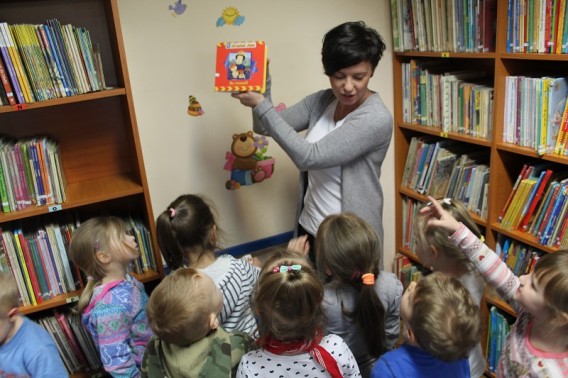 Zajęcia z przedszkolakami w Oddziale dla Dzieci