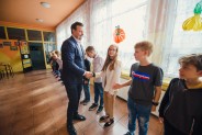 Nagrodzeni przez prezydenta miasta uczniowie siemianowickich szkół.