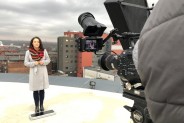 Nagranie programu o zdrowiu „36.6” realizowanego przez stację TVN w siemianowickiej Oparzeniówce