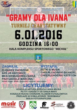 JUŻ JUTRO "GRAMY DLA IVANA" !