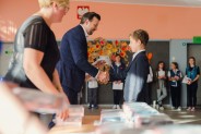 Nagrodzeni przez prezydenta miasta uczniowie siemianowickich szkół.