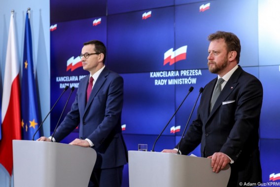 Premier Morawiecki i Minister Zdrowia