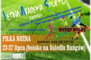Letnia Akademia Sportu - plakat
