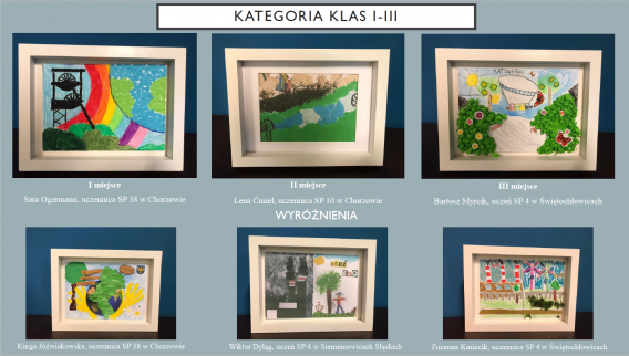 Fotografie laureatów konkursu w kategorii klas I-III.