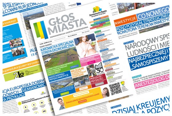 Grafika z majowym głosem miasta.