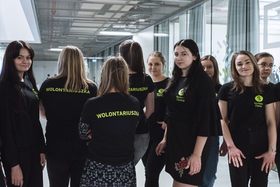 Grupa wolontariuszy