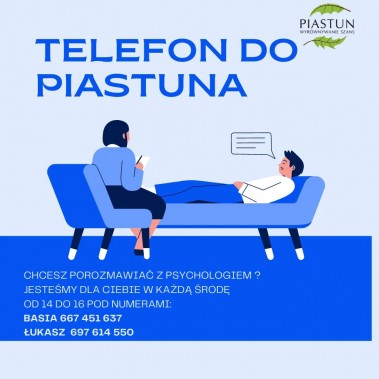 Plakat promujący telefon zaufania