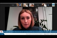 Zdalna Sesja Rady Miasta I zastępca Prezydenta Miasta Agnieszka Gładysz