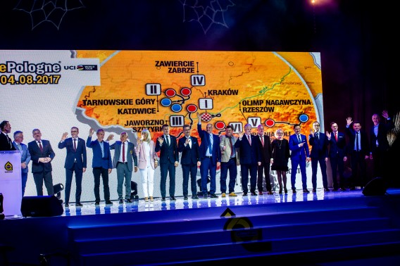 Prezentacja trasy 74 Tour de Pologne - gala w Pruszkowie