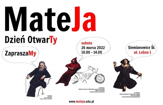 Plakat Dnia Otwartego Matei