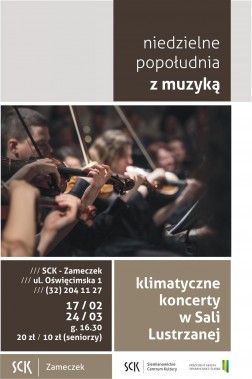 Niedzielne popołudnie z muzyką - plakat