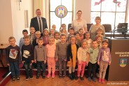 "Wiewiórki" z Przedszkola nr 9 odwiedziły Urząd Miasta.