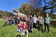 Uczniowie z Meritum na polance Dinozaurów