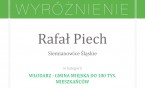 Kolejne wyróżnienie w Rankingu "Perły Samorządu"