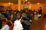 Prowadząca spotkaznie z cyklu "Portrety Górnoślązaków" Anita Witek