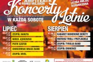 Koncerty Letnie w Amfiteatrze - plakat