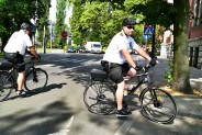 Rowerowy patrol Straży Miejskiej gotowy do działania.