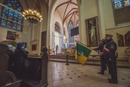 Poczet sztandarowy siemianowickiej Straży Miejskiej