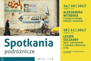 Spotkania podróżnicze - plakat
