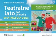 Teatralne Lato Pod Chmurką - plakat