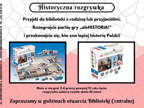 Historyczna rozgrywka - plakat