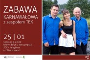 Zabawa karnawałowa - plakat