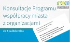 Konsultacje z organizacjami pozarządowymi do 8 bm.